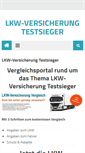 Mobile Screenshot of lkw-versicherung-testsieger.com